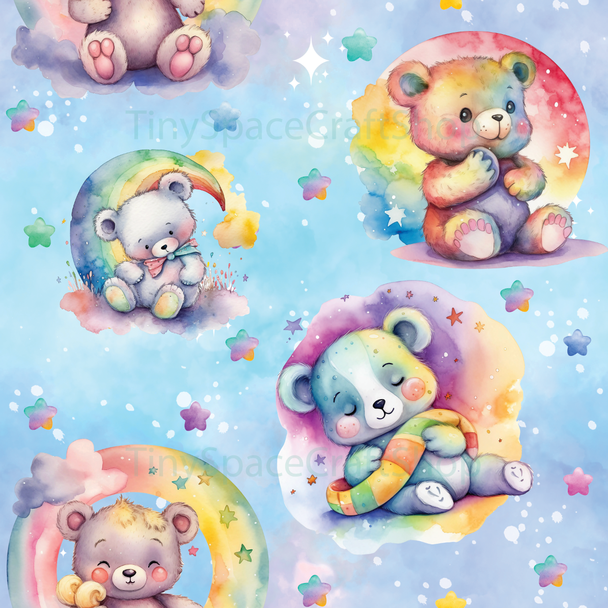 Rainbow bear