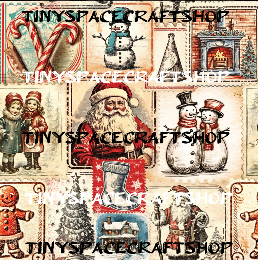 Santa stamps