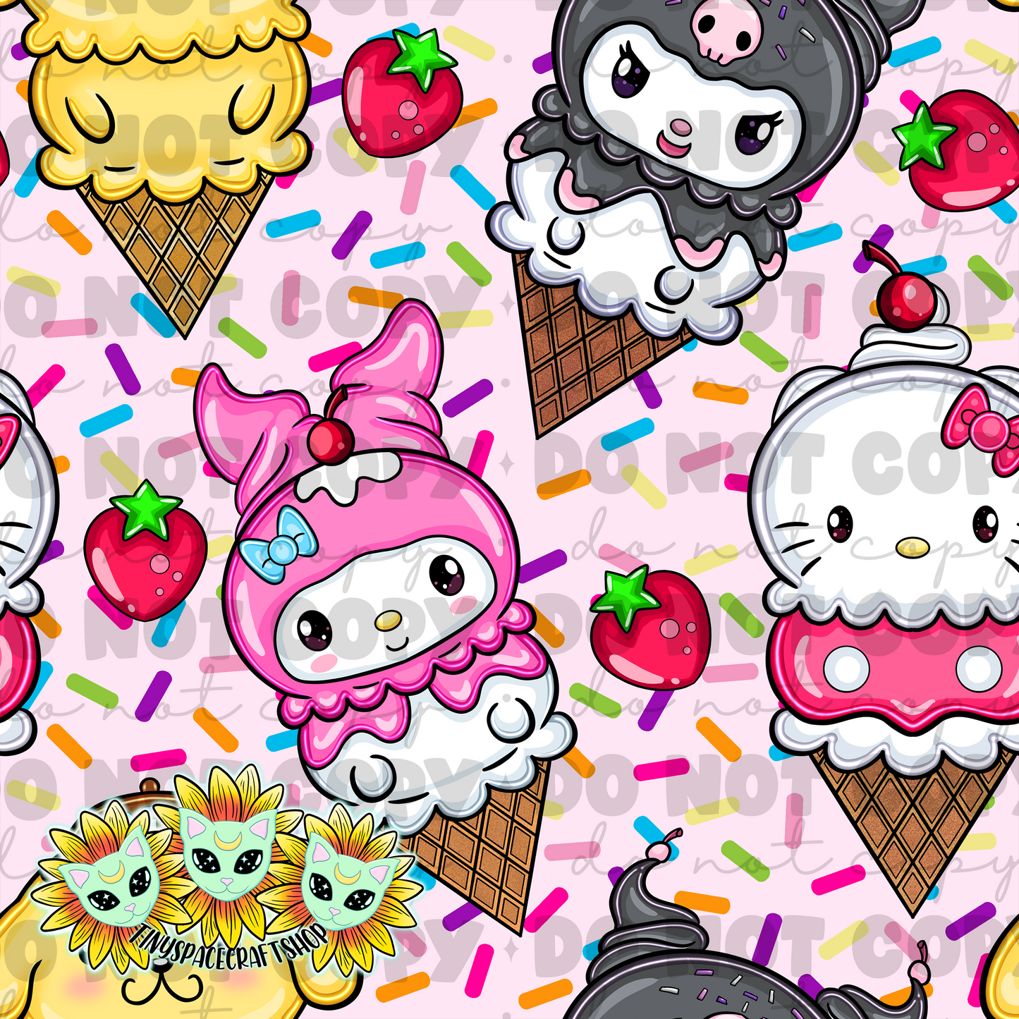 Kitty ice cream