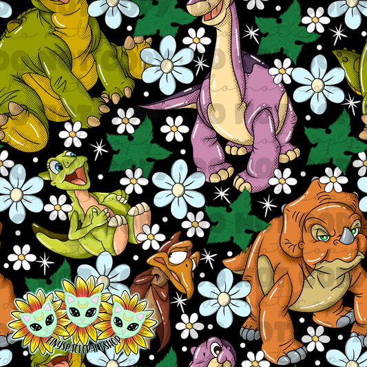 Floral Dino