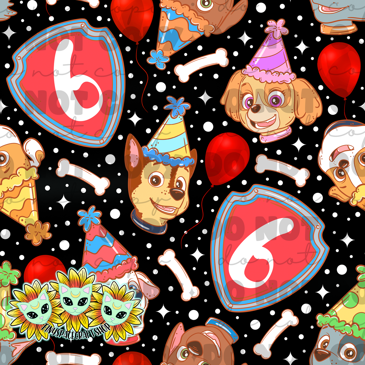 Dog birthday black