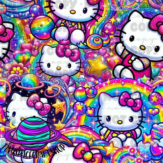 Rainbow kitty