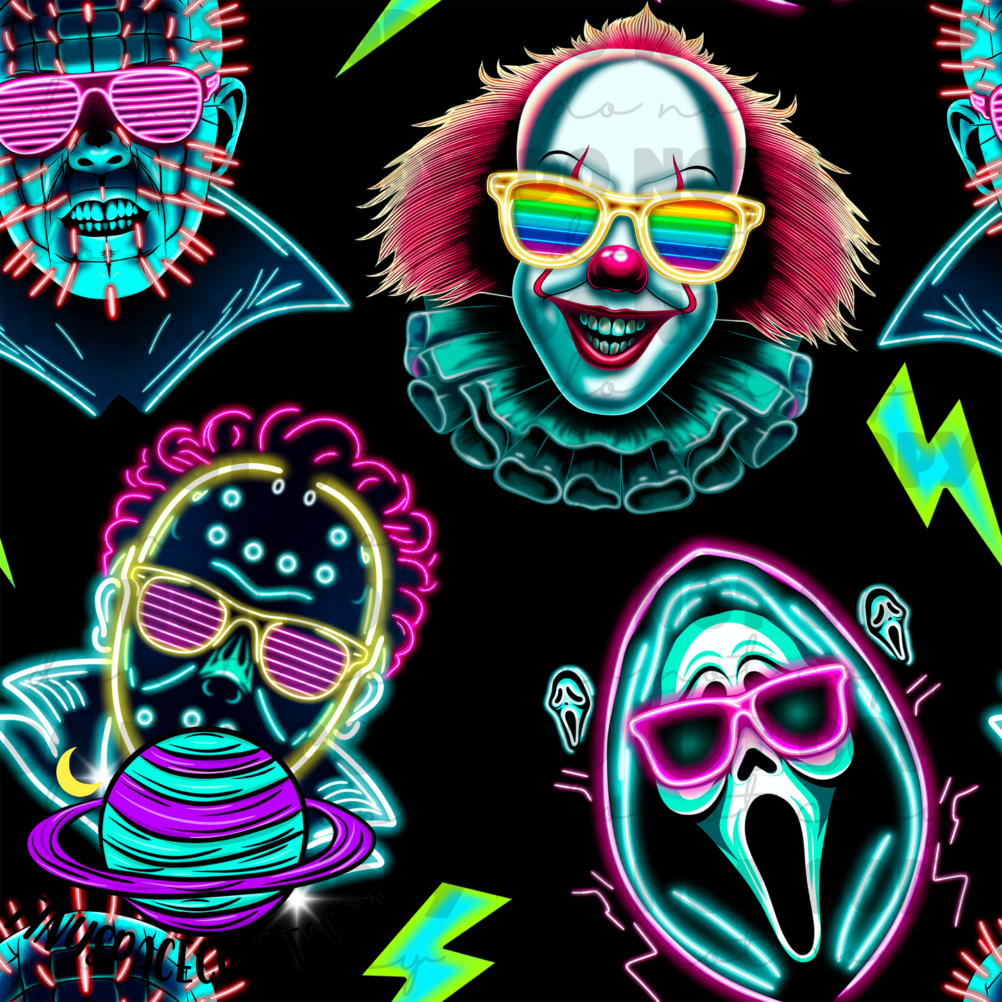 Neon horror