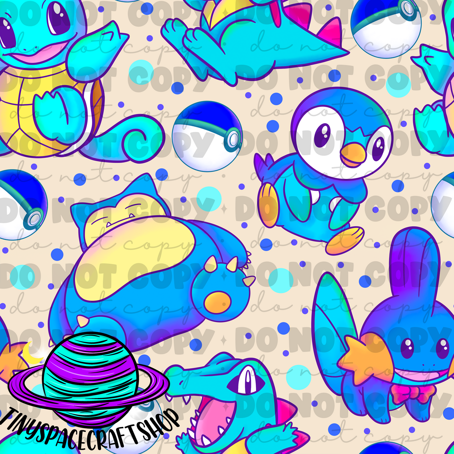 Blue poke