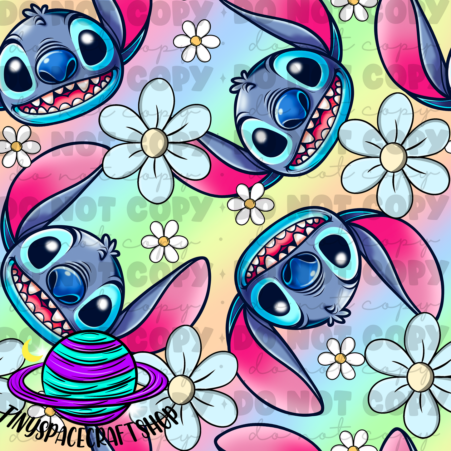 Floral blue