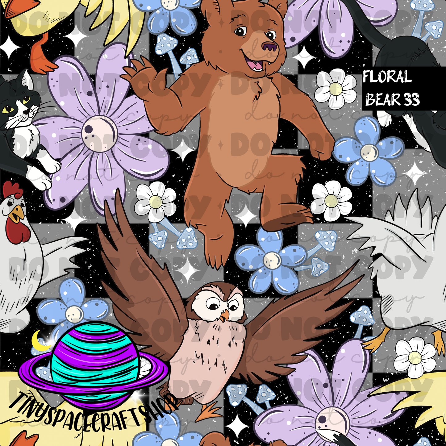 Floral Bear