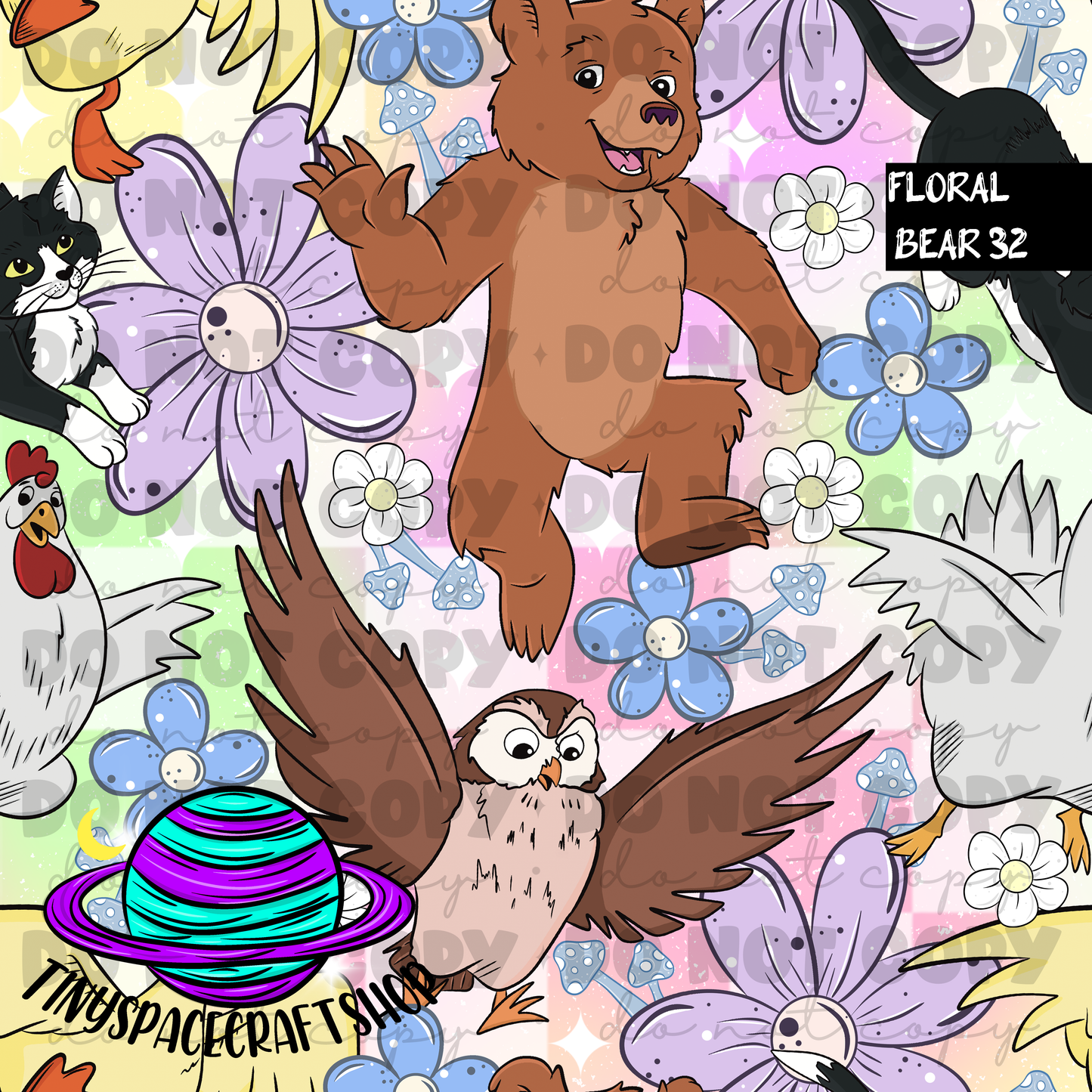 Floral Bear