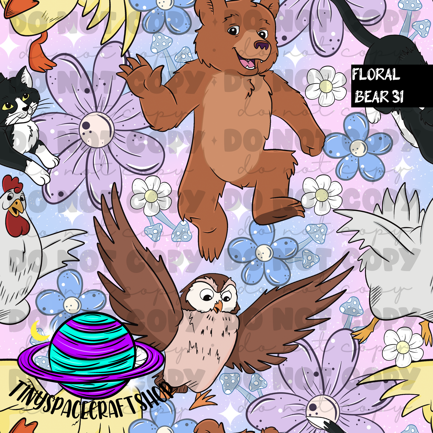 Floral Bear