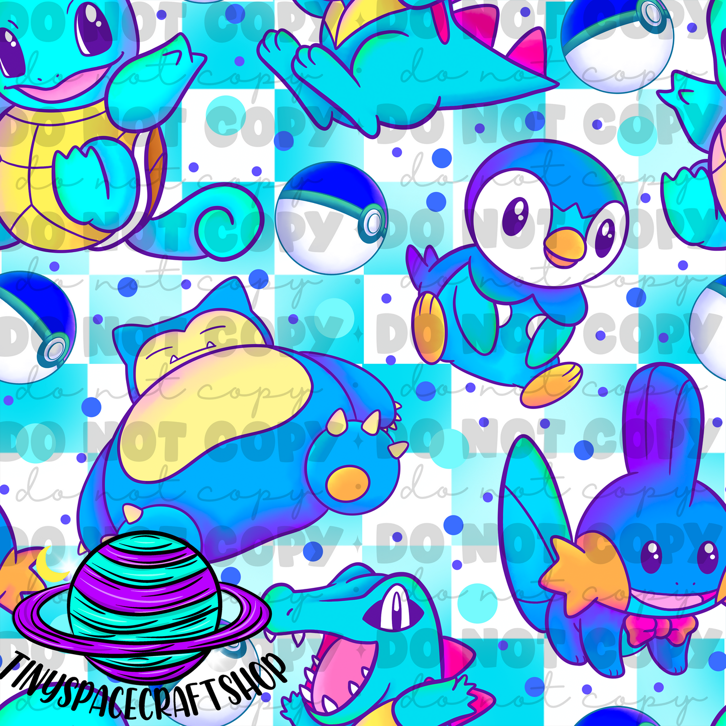 Blue poke
