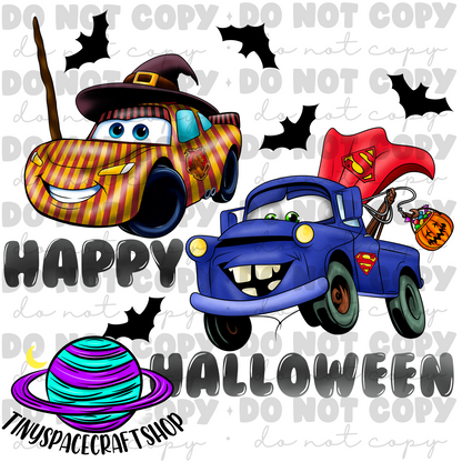 Halloween car