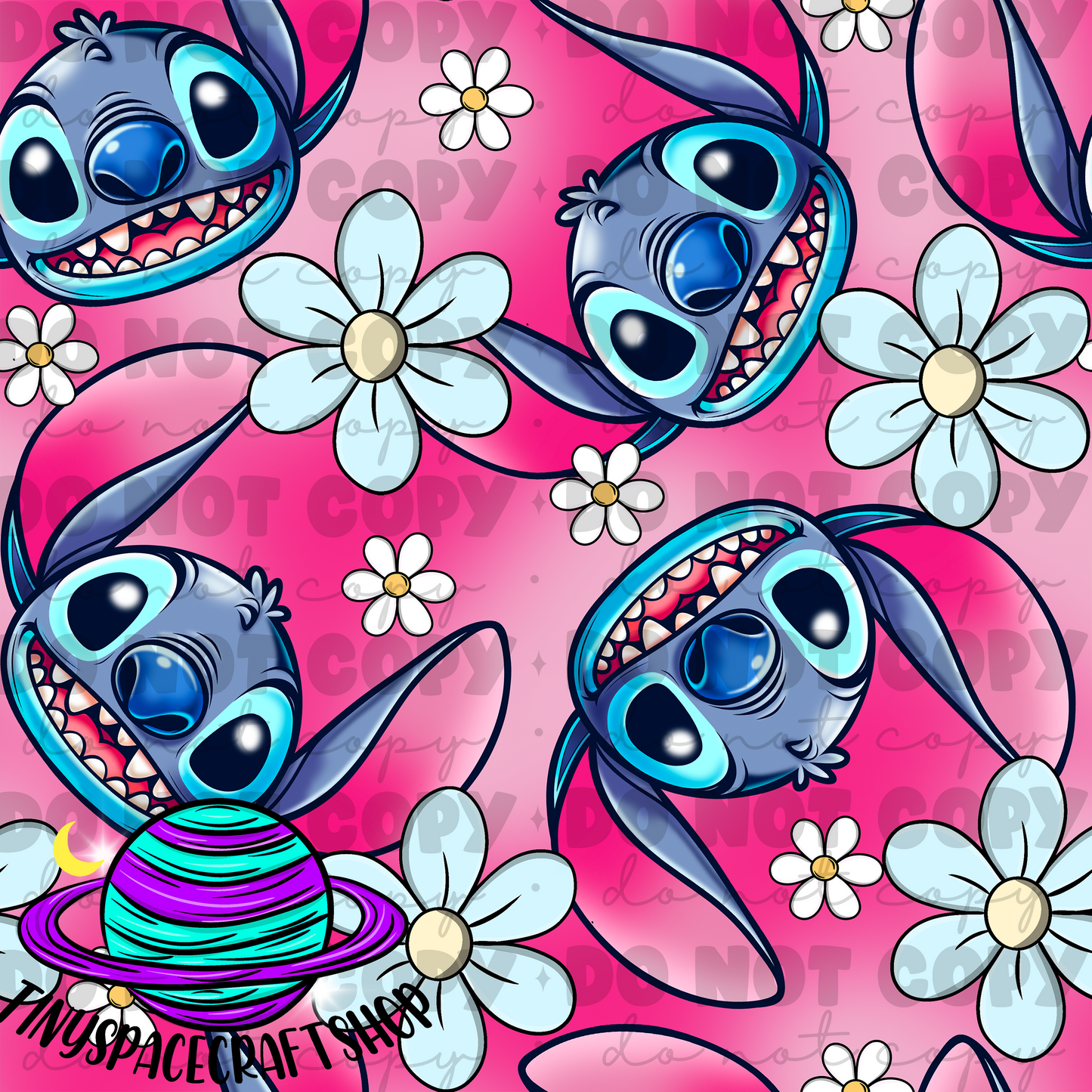 Floral blue