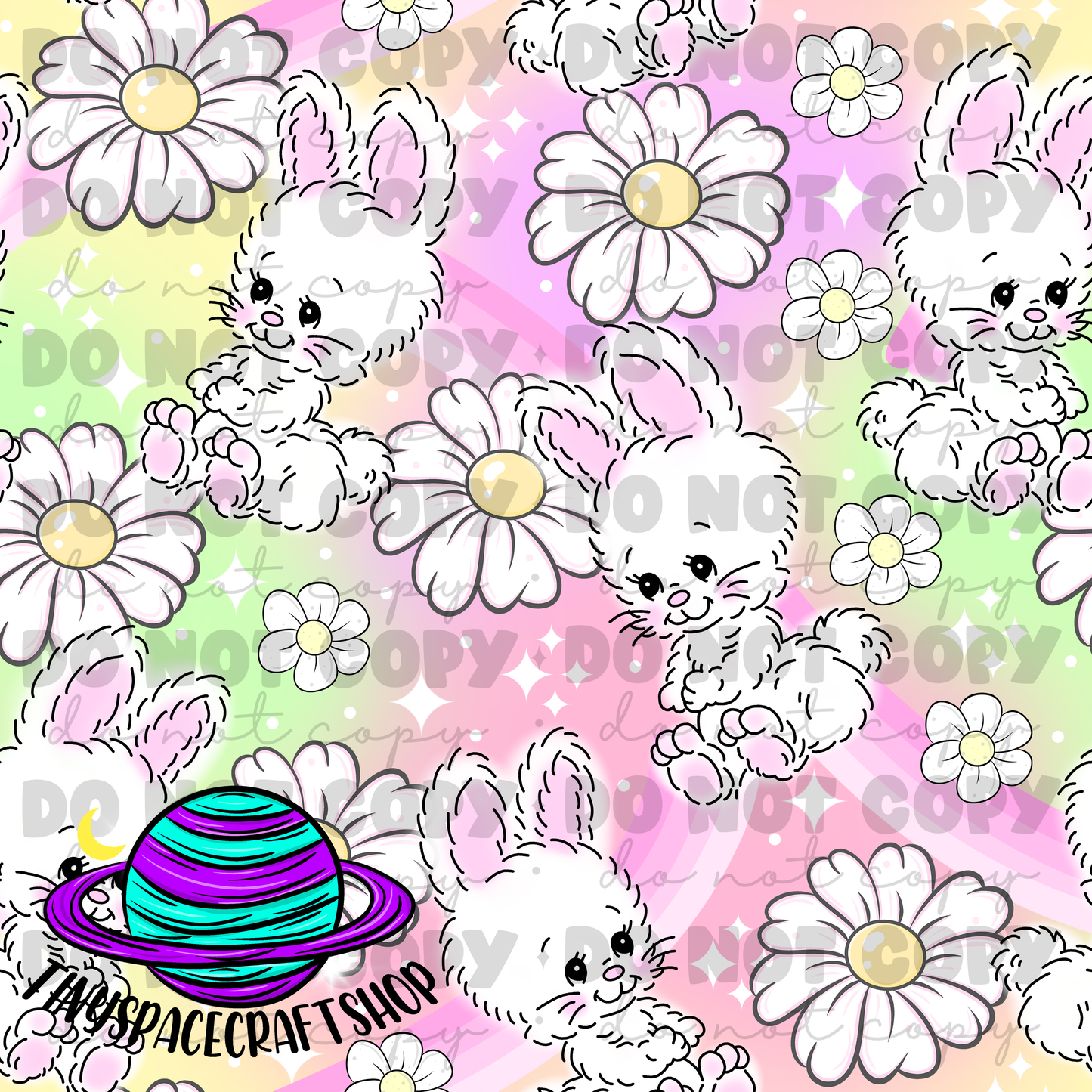 Floral bunny