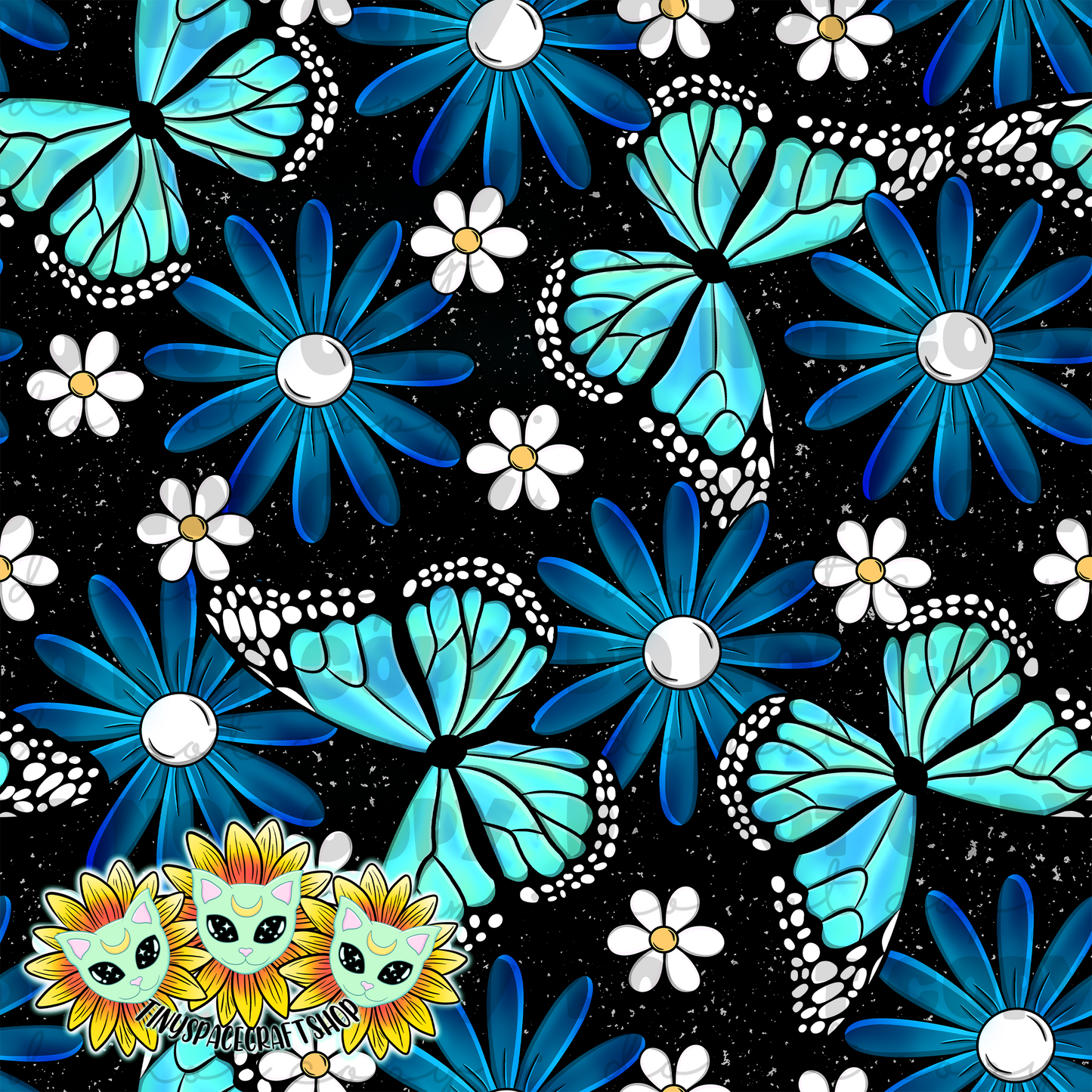 Floral butterfly