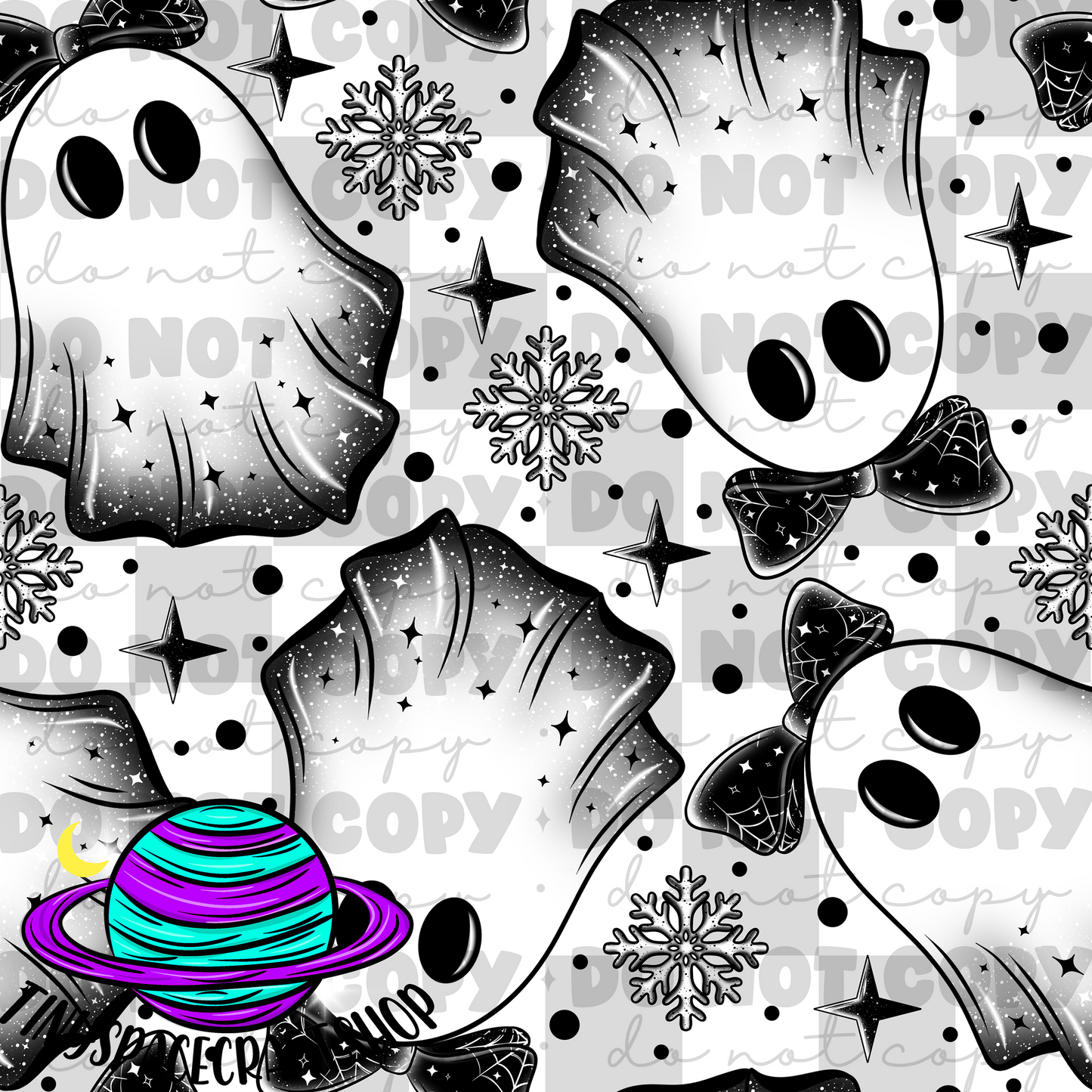 Ghosts with bows
