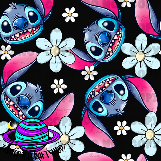 Floral blue