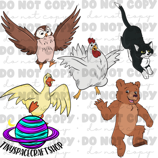 Cartoon Bear 5 transparent images