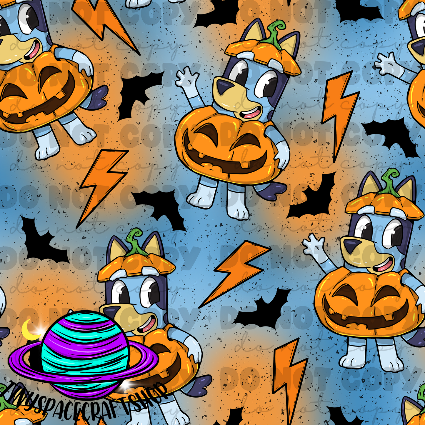 Lightning blue pumpkin