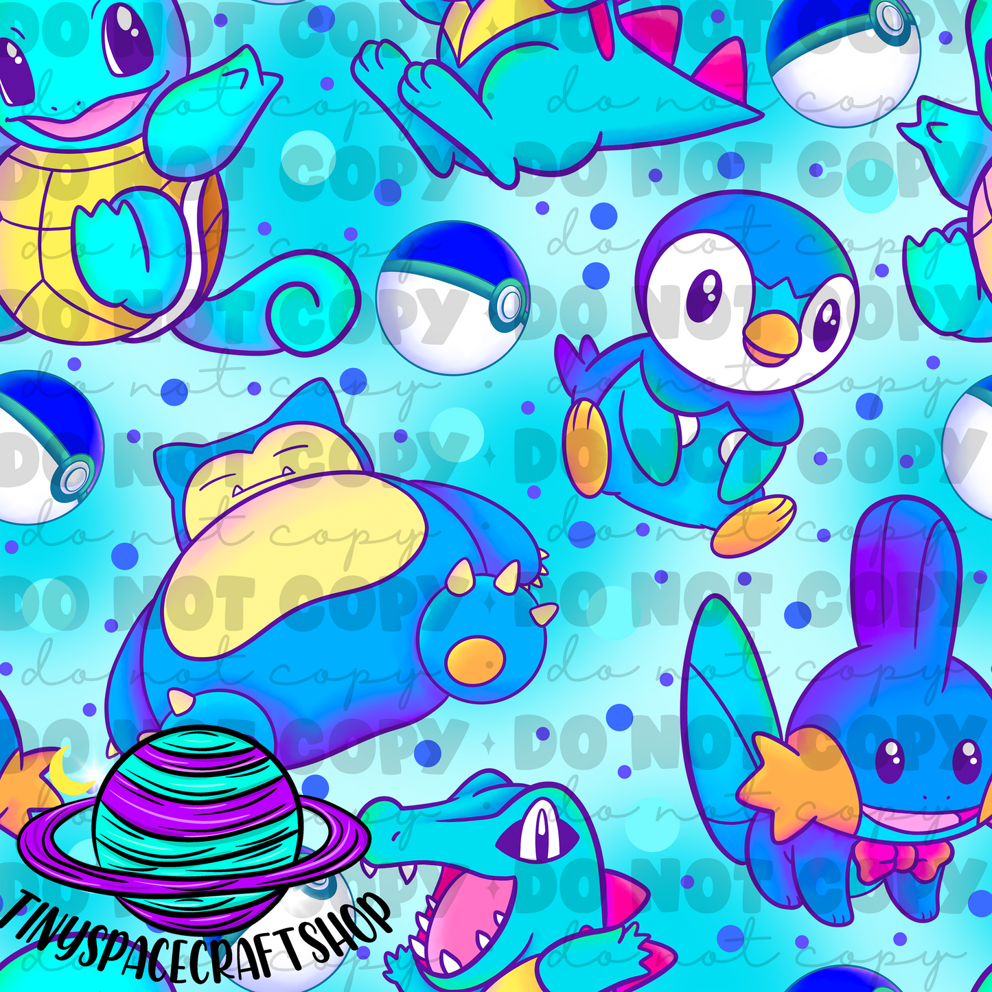 Blue poke