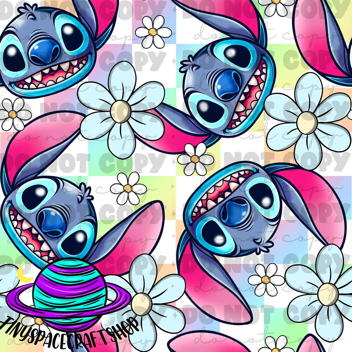 Floral blue