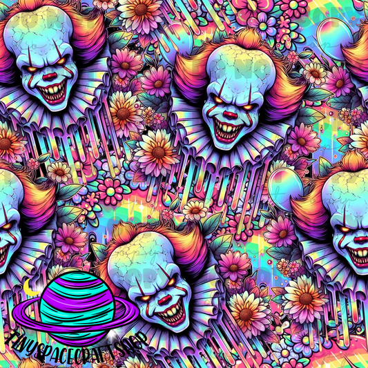 Rainbow clown