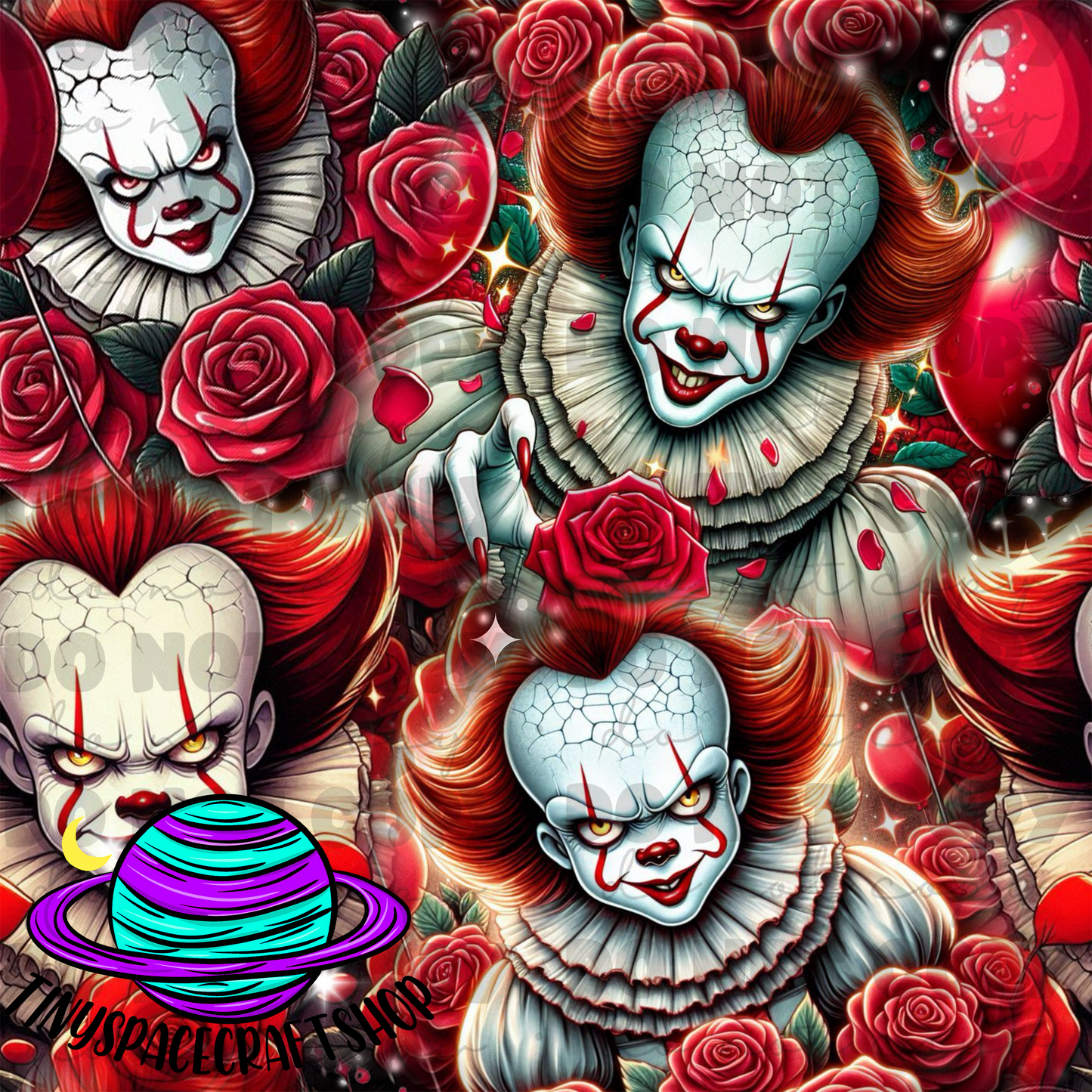 Clown rose