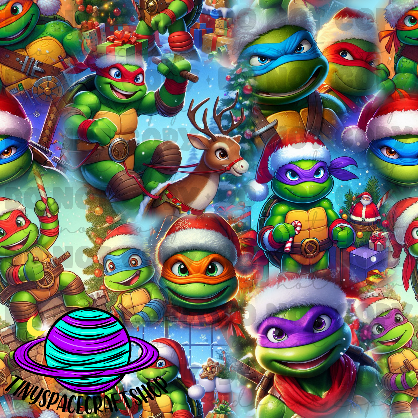 Christmas turtle