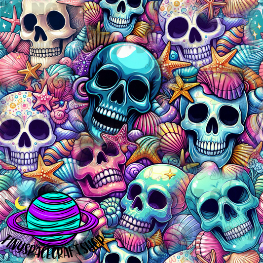 Seashell skulls