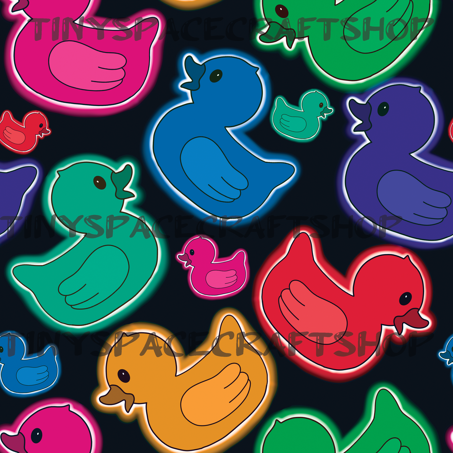 Neon ducks